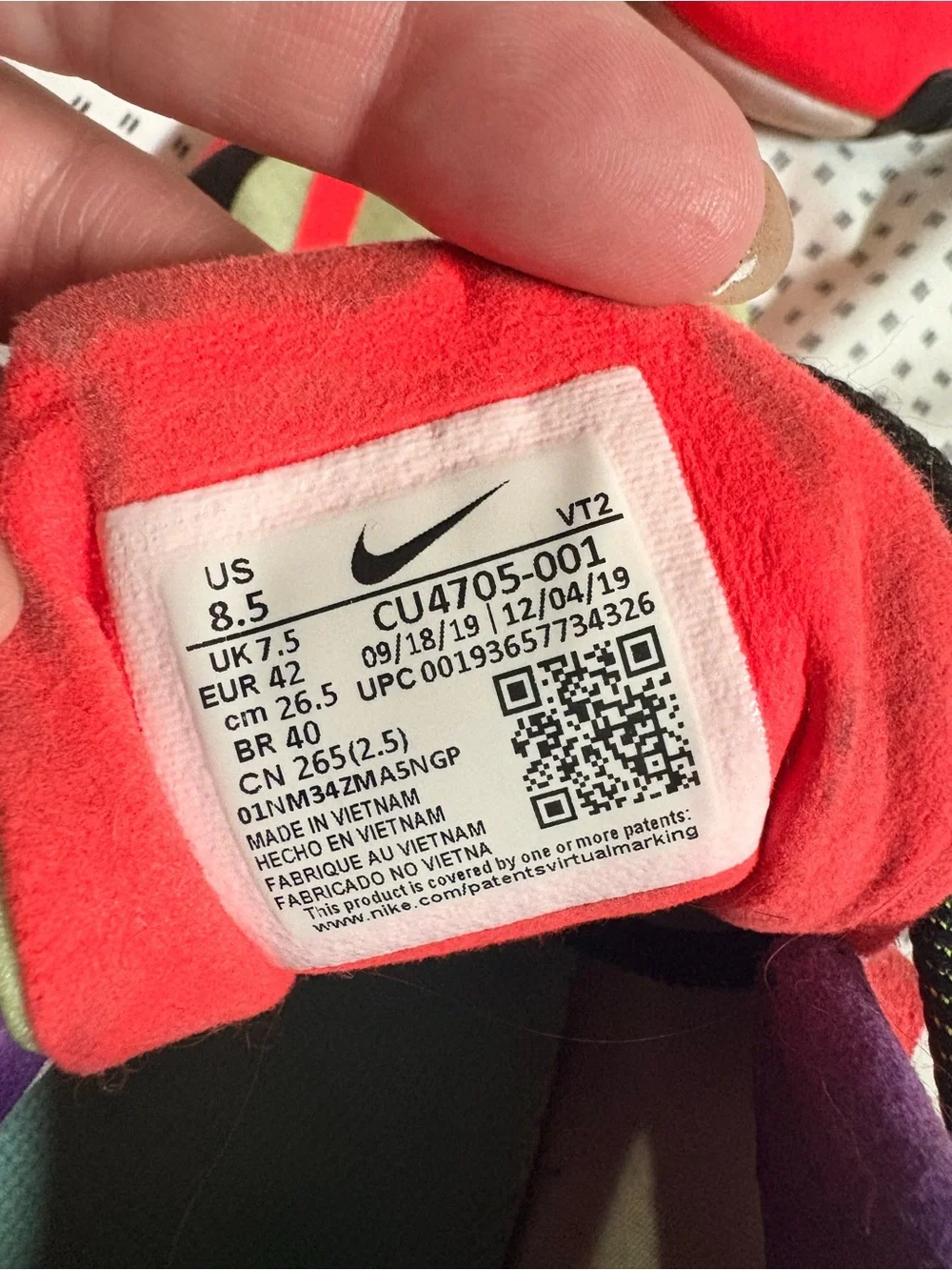 Nike Women's Multicolor Sneakers - Pink, Purple & Neon Yellow Accents